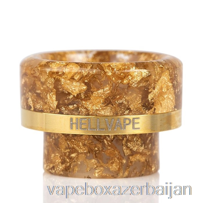 Vape Box Azerbaijan Hellvape AG+/Passage RDA Drip Tip Gold